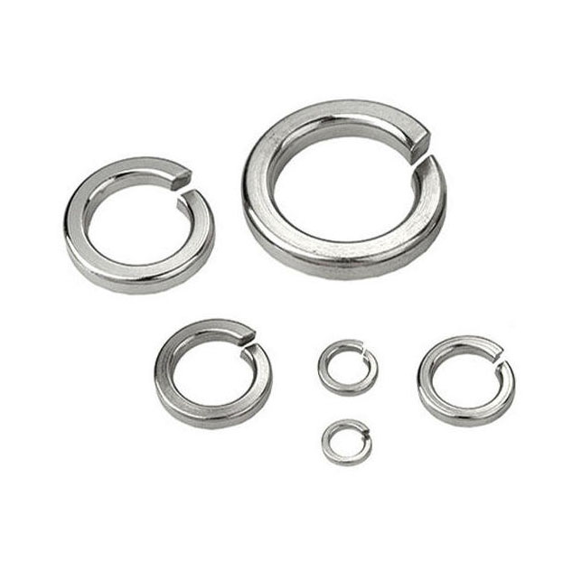 Rozsdamentes acél DIN7980 rugós zár alátétek